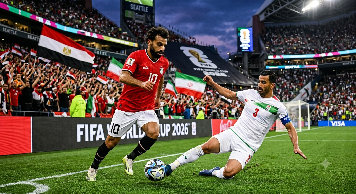 مبارة مصر وايران